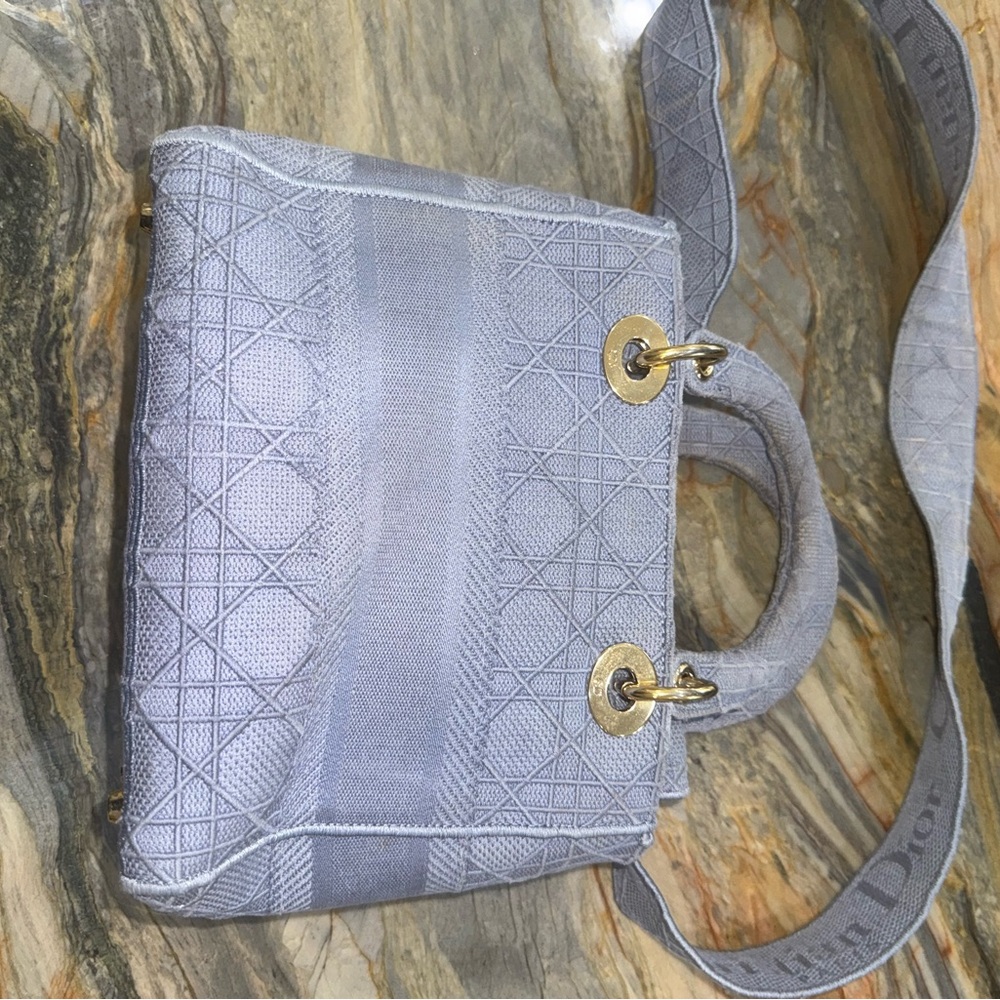 Lady Dior d-Lite Medium Denim Bag - Picture 5 of 16